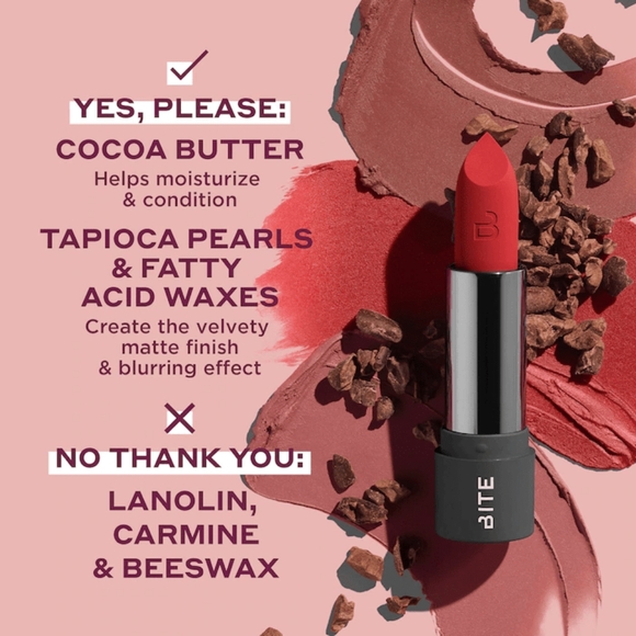 NIB Bite Beauty Power Move Hydrating Soft Matte Lipstick in Beetroot - Picture 6 of 8